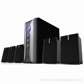 5.1-channel Computer Multimedia Speaker System with Two 2.5-inch Satellite Speaker Unit